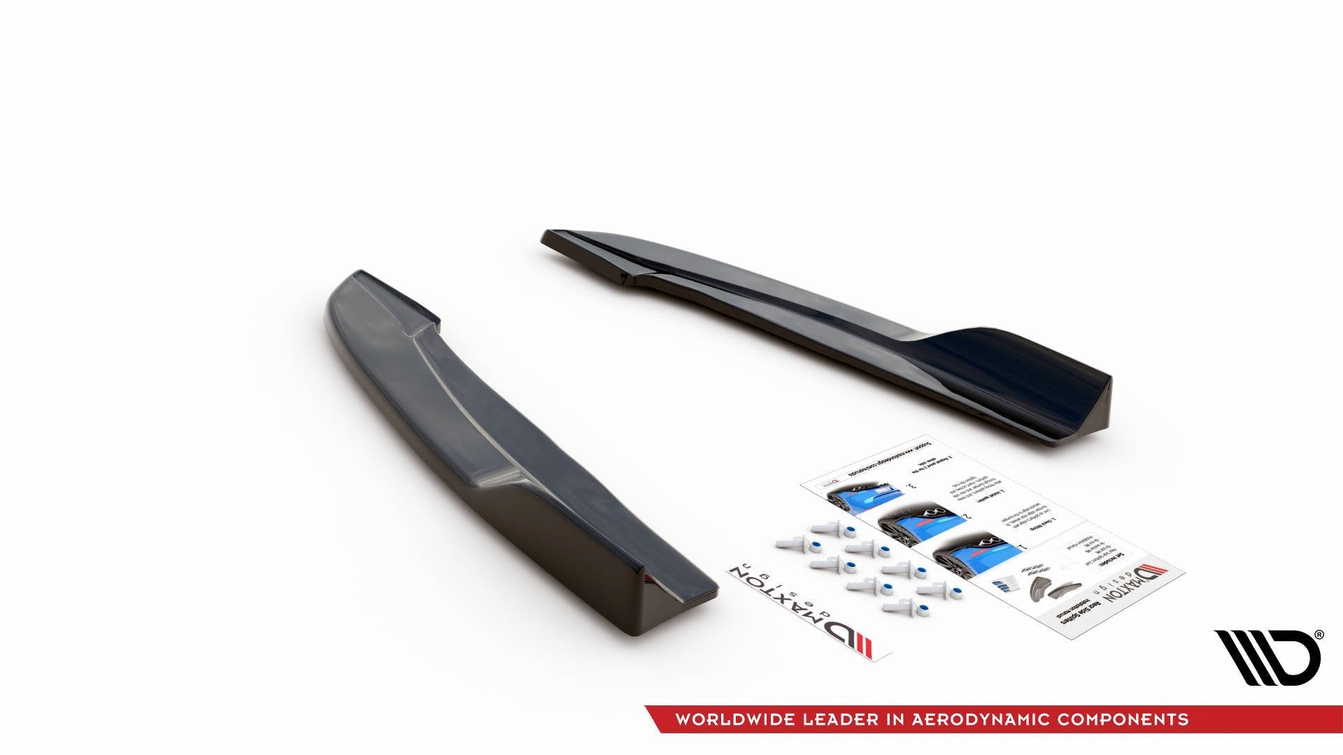 Maxton Design Splitters laterales traseros For V.4 (For Rear Valance V.1) para Ford Focus ST-Line Estate Mk4 - imagen 5