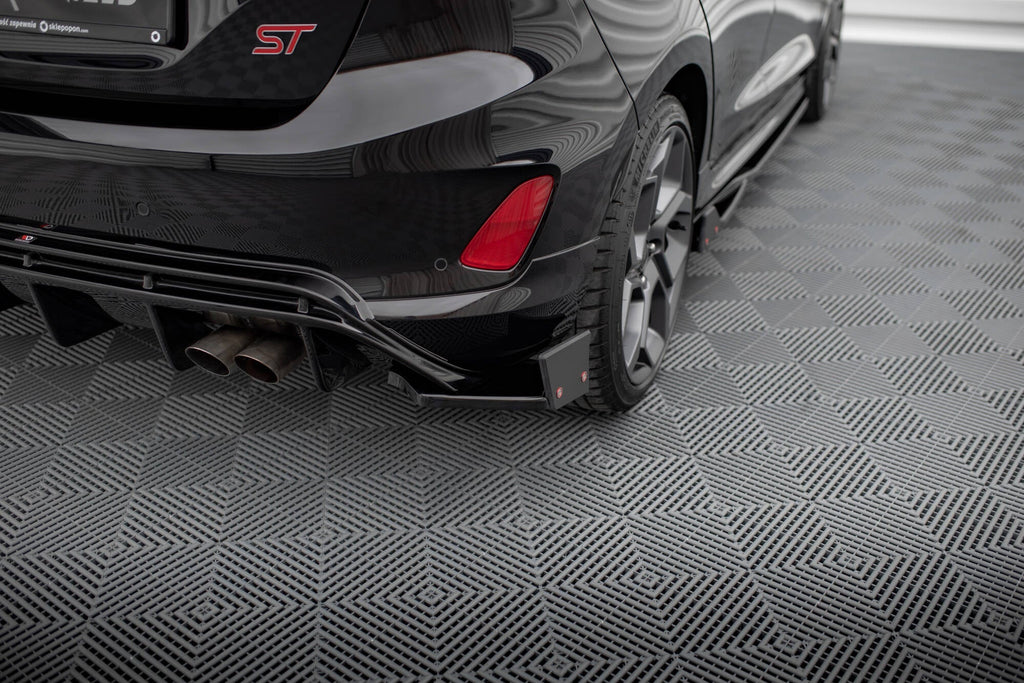 Maxton Design Splitters laterales traseros V.4 + Flaps para Ford Fiesta ST Mk8 - imagen 1