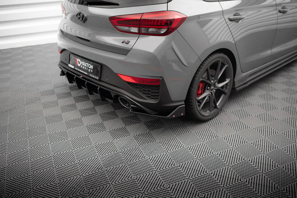Maxton Design Splitters laterales traseros V.4 + Flaps para Hyundai I30 N Hatchback Mk3 Facelift - imagen 1