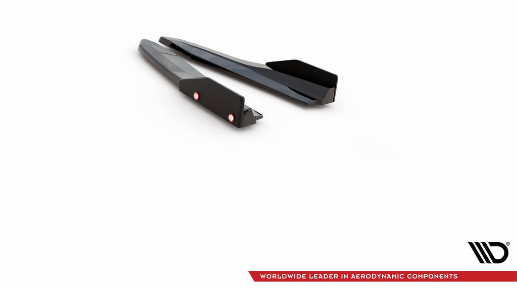 Maxton Design Splitters laterales traseros V.4 + Flaps para Skoda Octavia RS Combi / Liftback Mk4 / Mk4 Facelift - imagen 5