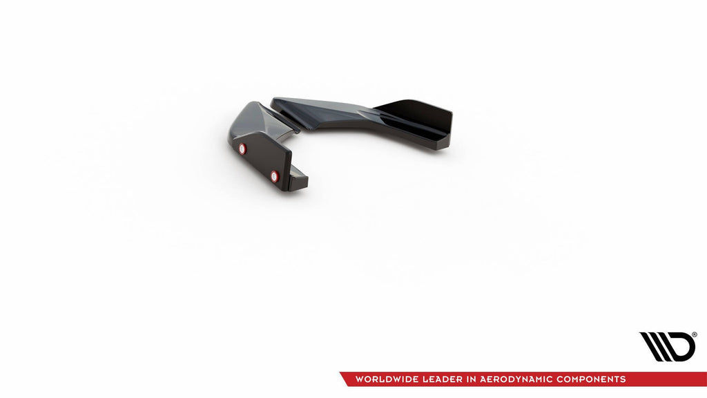 Maxton Design Splitters laterales traseros V.4 + Flaps para Volkswagen Golf GTI / GTE Mk8 para only with : VW-GO-8-GTI-RS2 - imagen 8