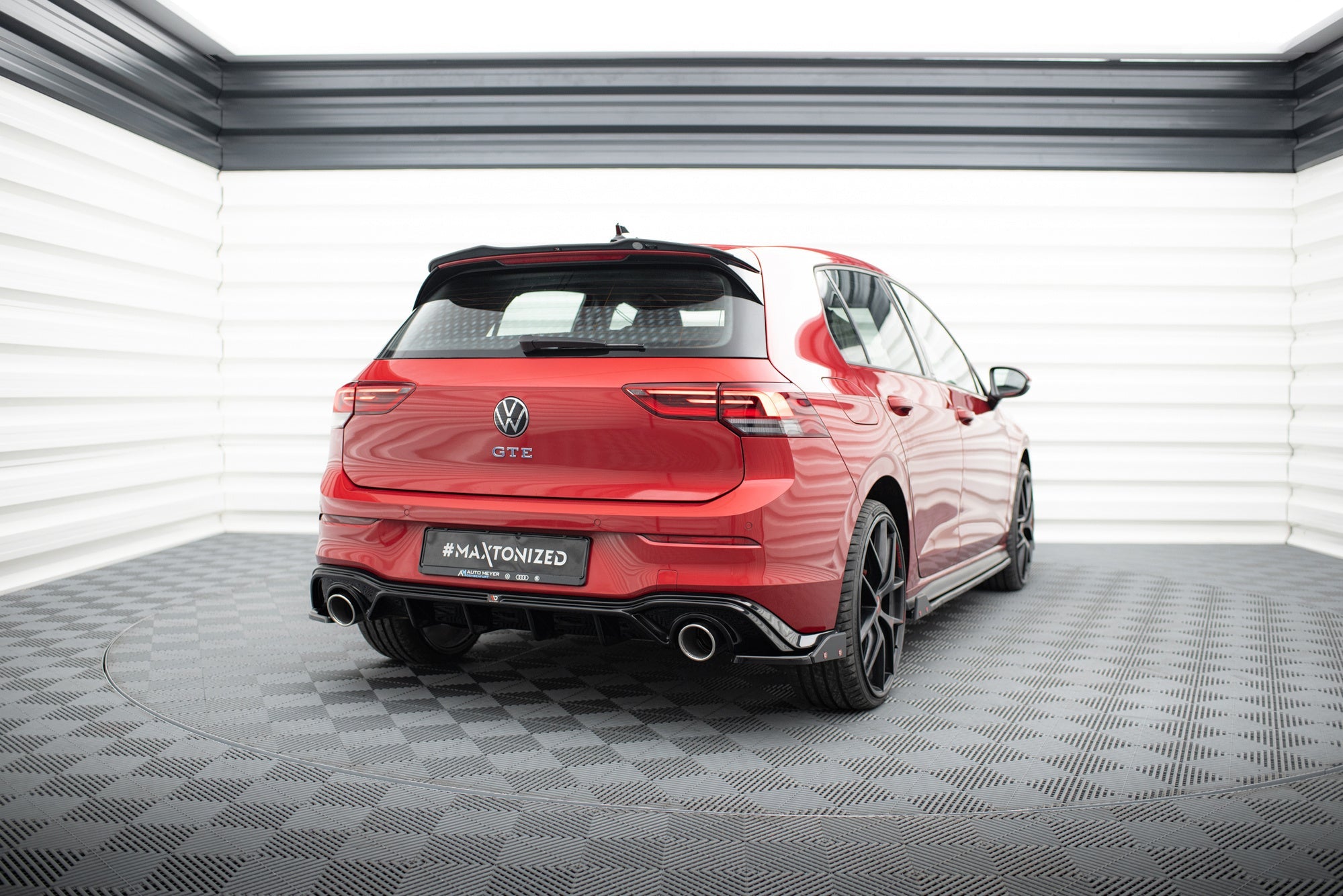 Maxton Design Splitters laterales traseros V.4 + Flaps para Volkswagen Golf GTI / GTE Mk8 para only with : VW-GO-8-GTI-RS2 - imagen 4