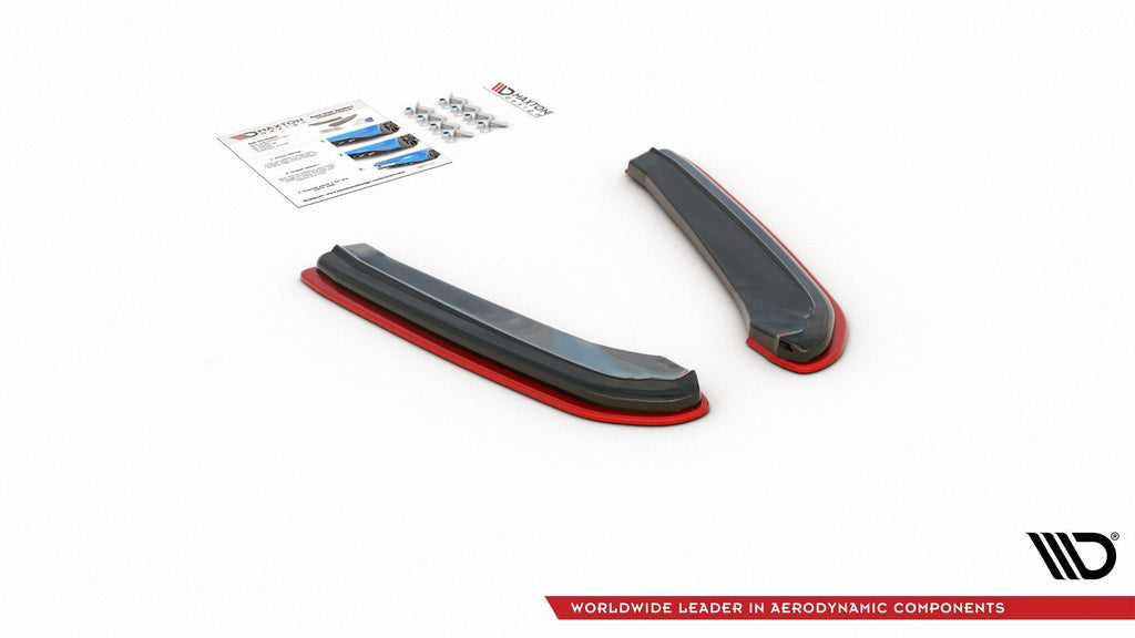 Maxton Design Splitters laterales traseros V.4 para Seat Leon Cupra Mk3 Facelift Sportstourer - imagen 4