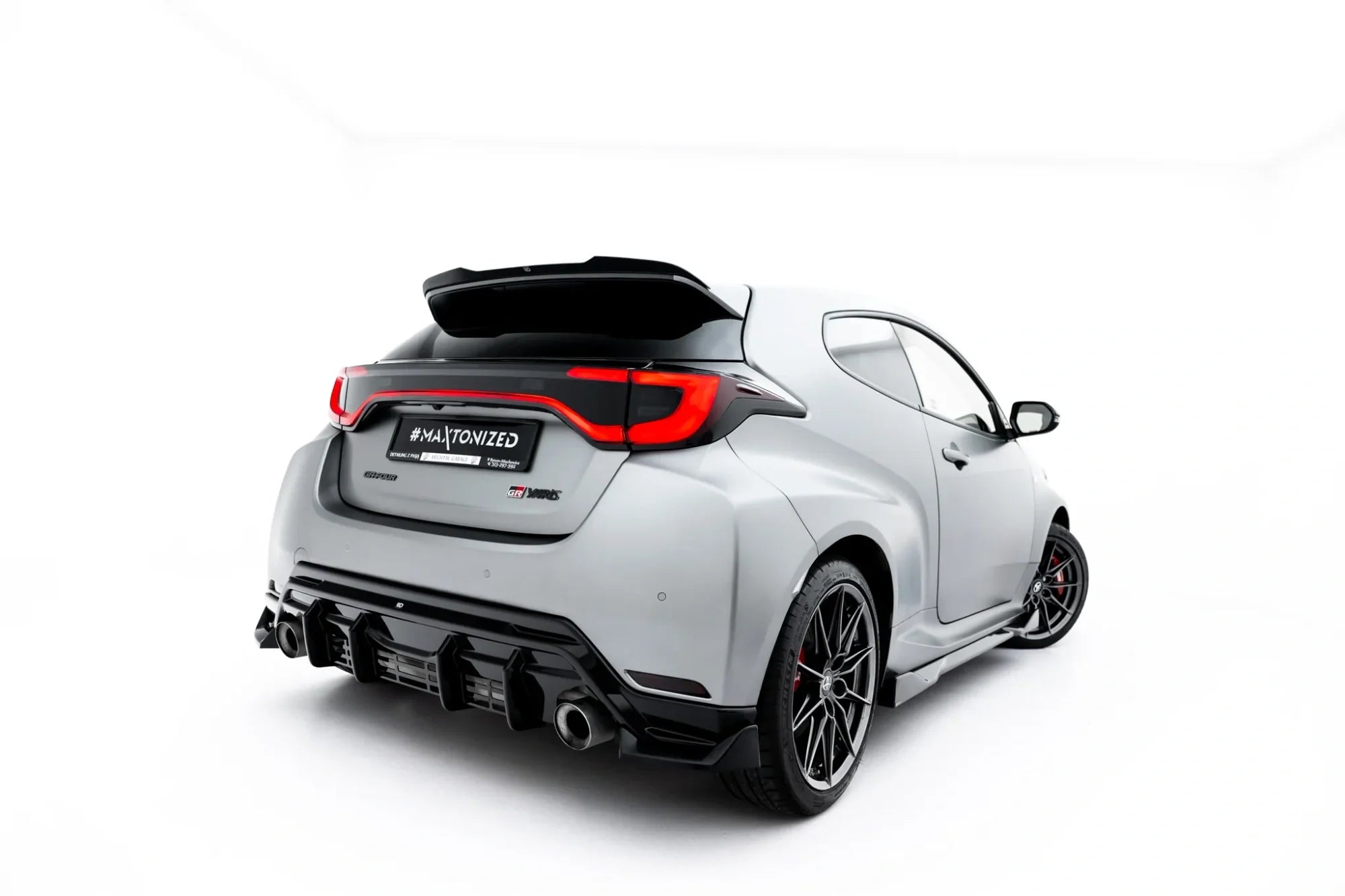 Maxton Design Splitters laterales traseros V.4 para Toyota GR Yaris Mk4 Facelift - imagen 2