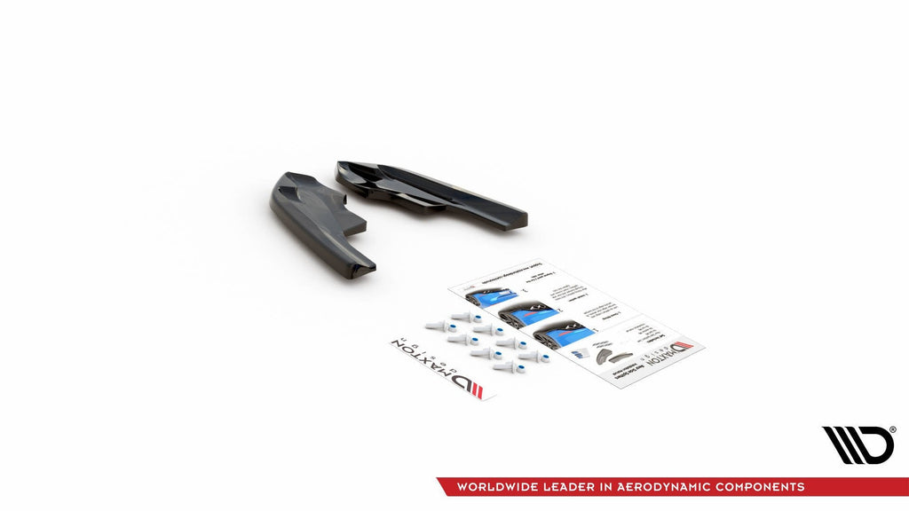 Maxton Design Splitters laterales traseros V.4 para Volkswagen Golf R Hatchback Mk8 para only with : VW-GO-8-R-RS2. - imagen 5