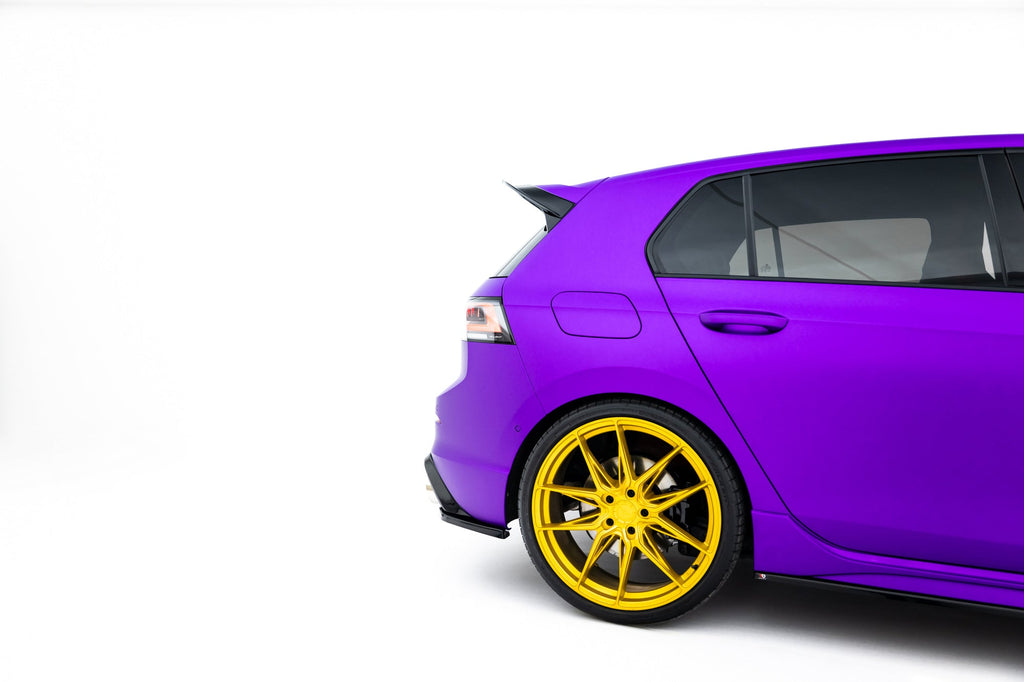 Maxton Design Splitters laterales traseros V.4 para Volkswagen Golf R Hatchback Mk8 Facelift para only with : VW-GO-8-R-RS2. - imagen 3