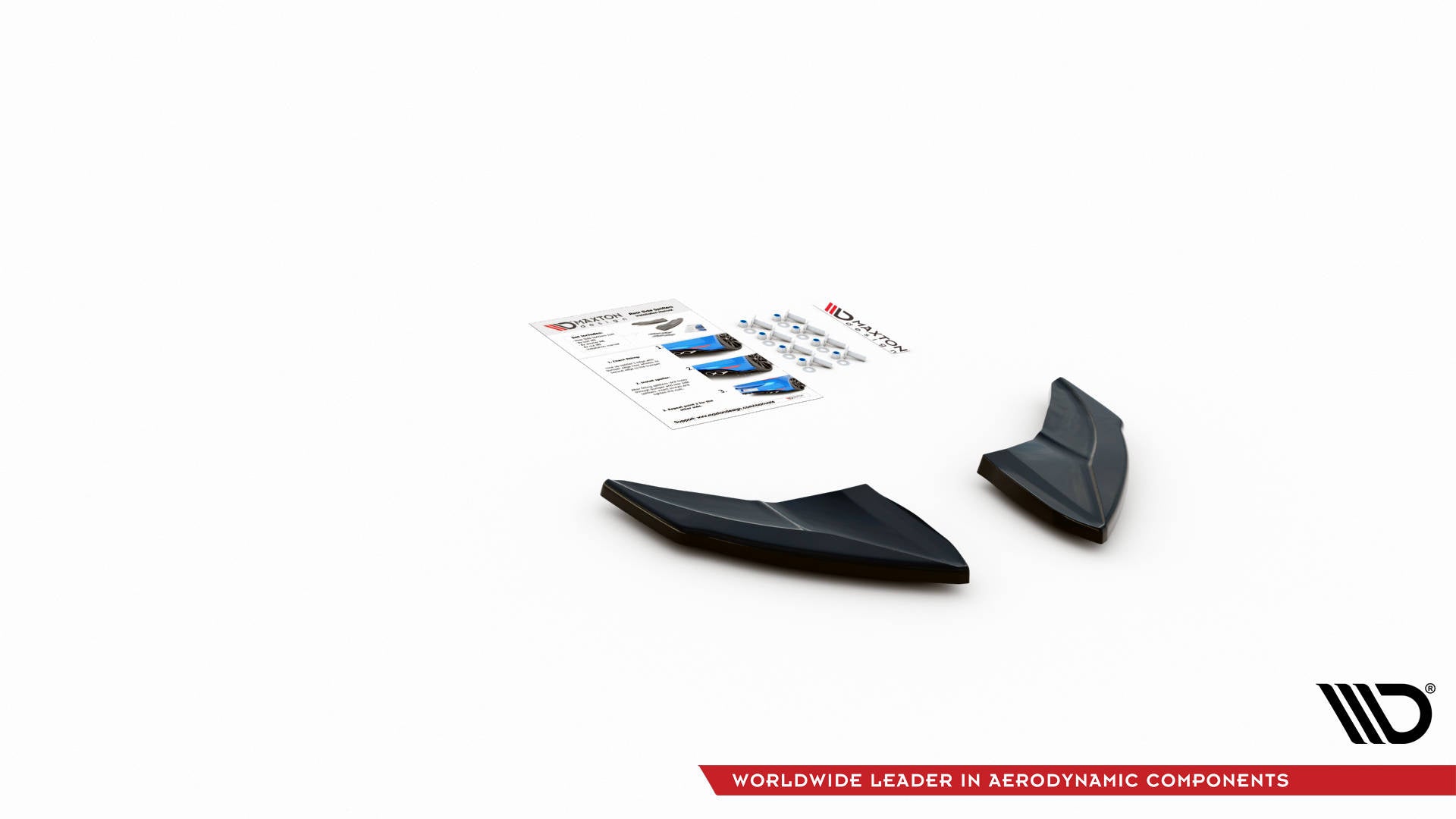 Maxton Design Splitters laterales traseros V.4 para Volkswagen Golf R Mk7 - imagen 4