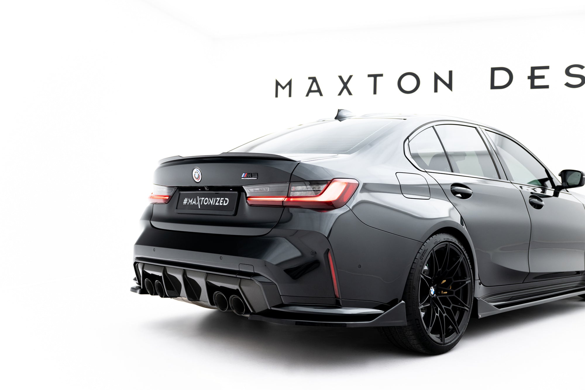 Maxton Design Splitters laterales traseros V.5 para BMW M3 Sedan / Touring G80 / G81 - imagen 2