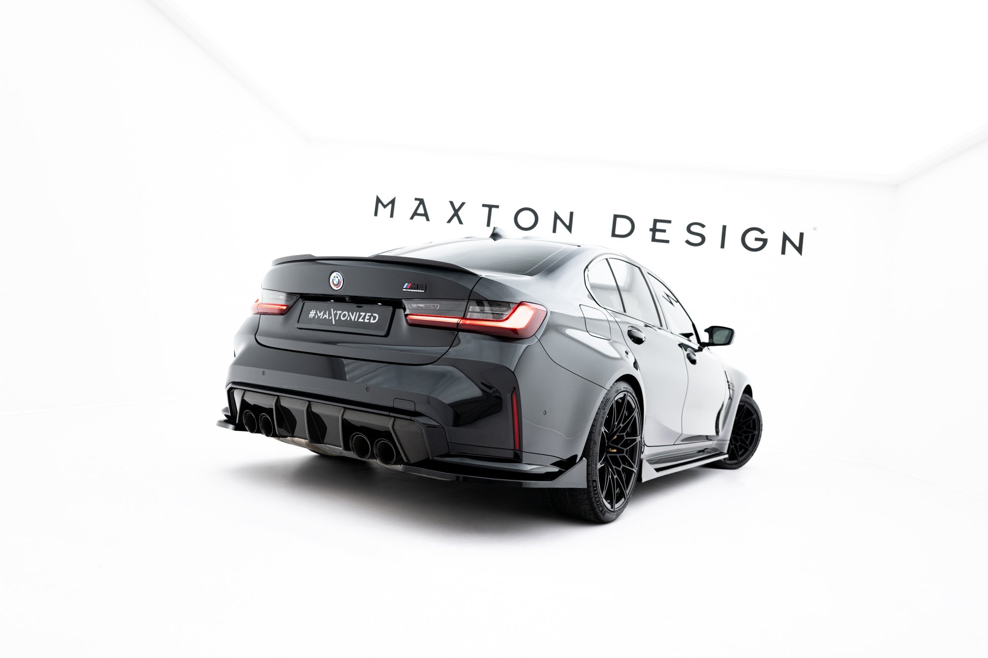Maxton Design Splitters laterales traseros V.5 para BMW M3 Sedan / Touring G80 / G81 - imagen 4