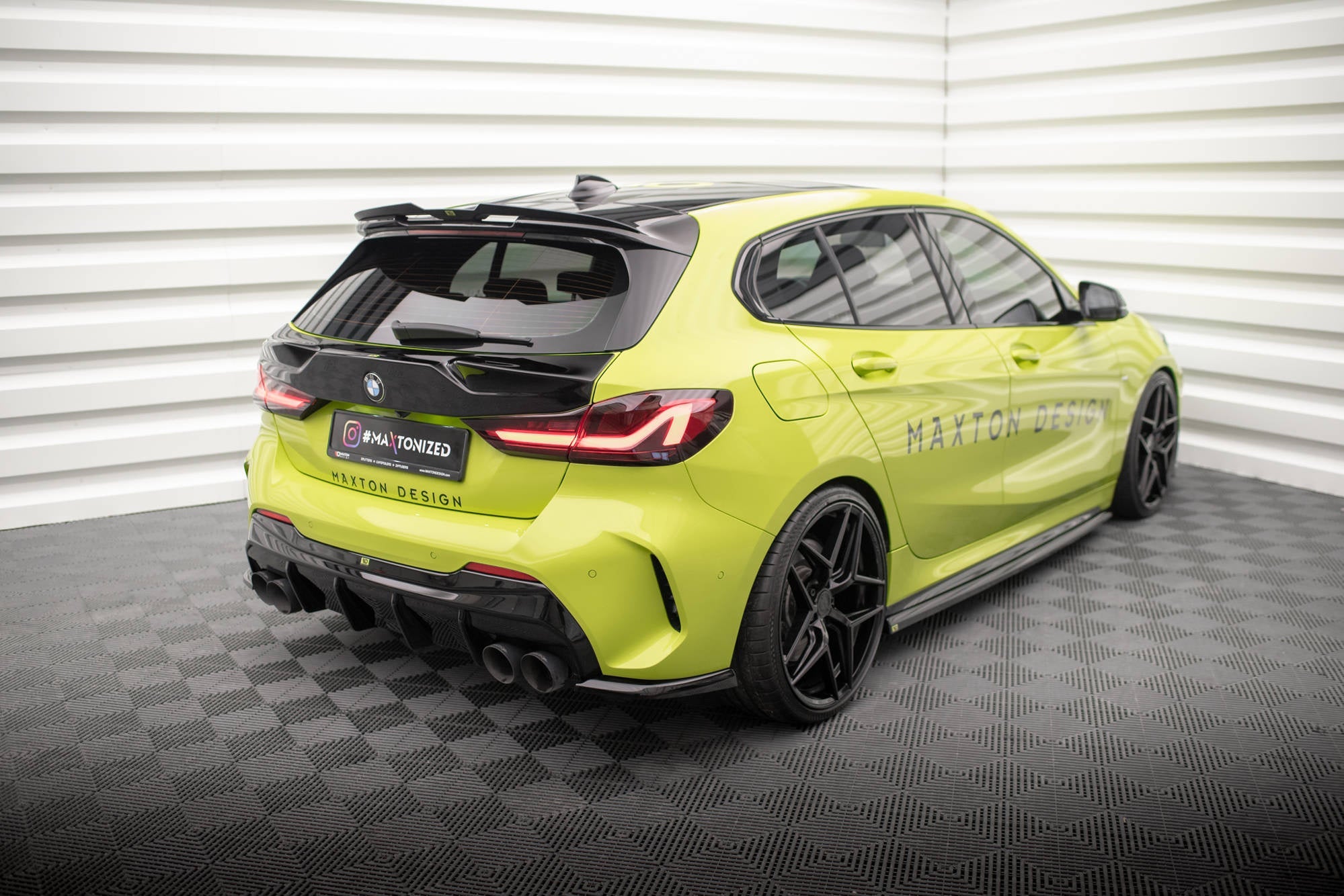 Maxton Design Splitters laterales traseros V.5 (For Rear Valance V.3) para BMW 1 M-Pack / M135i / 128ti F40 - imagen 2
