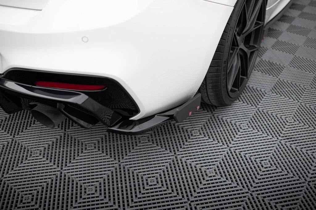Maxton Design Splitters laterales traseros V.5 + Flaps (For Rear Valance V.3) para BMW 1 M-Pack / M140i F20 Facelift - imagen 1