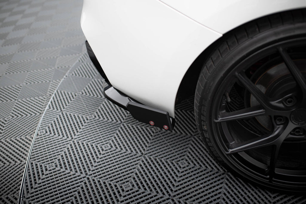 Maxton Design Splitters laterales traseros V.5 + Flaps (For Rear Valance V.3) para BMW 1 M-Pack / M140i F20 Facelift - imagen 3