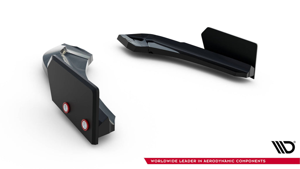 Maxton Design Splitters laterales traseros V.5 + Flaps (For Rear Valance V.3) para BMW 1 M-Pack / M140i F20 Facelift - imagen 5
