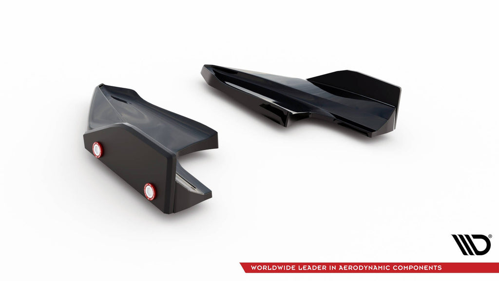 Maxton Design Splitters laterales traseros V.5 + Flaps para Volkswagen Golf R Hatchback Mk8 para only with : VW-GO-8-R-RS1G - imagen 5