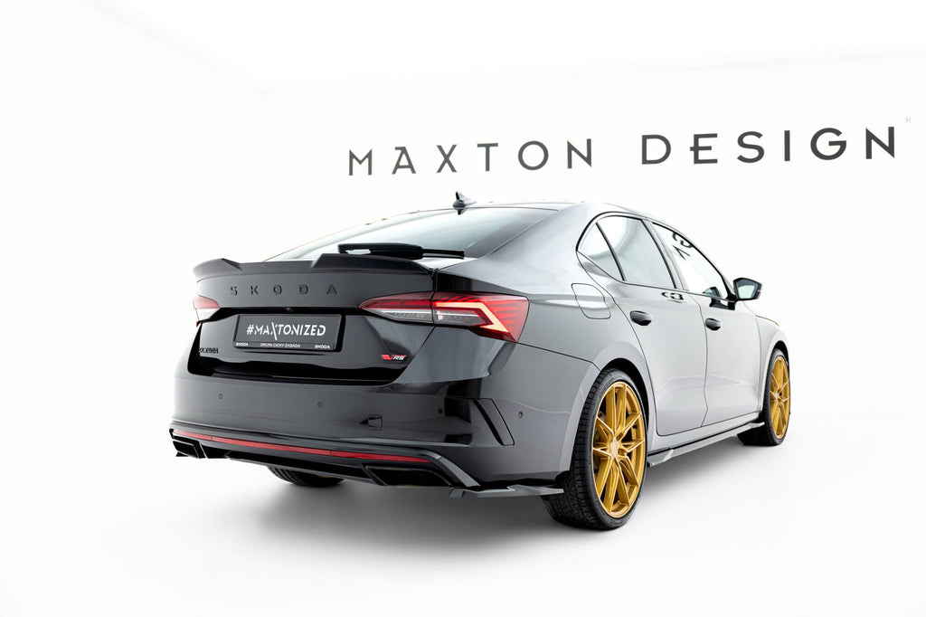 Maxton Design Splitters laterales traseros V.5 para Skoda Octavia RS Liftback / Combi Mk4 / Mk4 Facelift - imagen 1