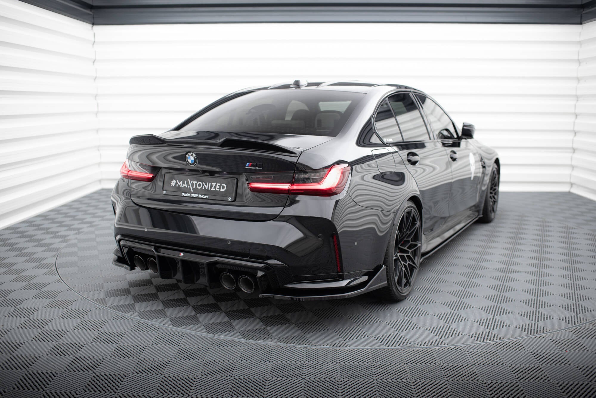 Maxton Design Splitters laterales traseros V.6 CSL LOOK (For Rear Valance V.1) para BMW M3 Sedan / Touring G80 / G81 - imagen 2