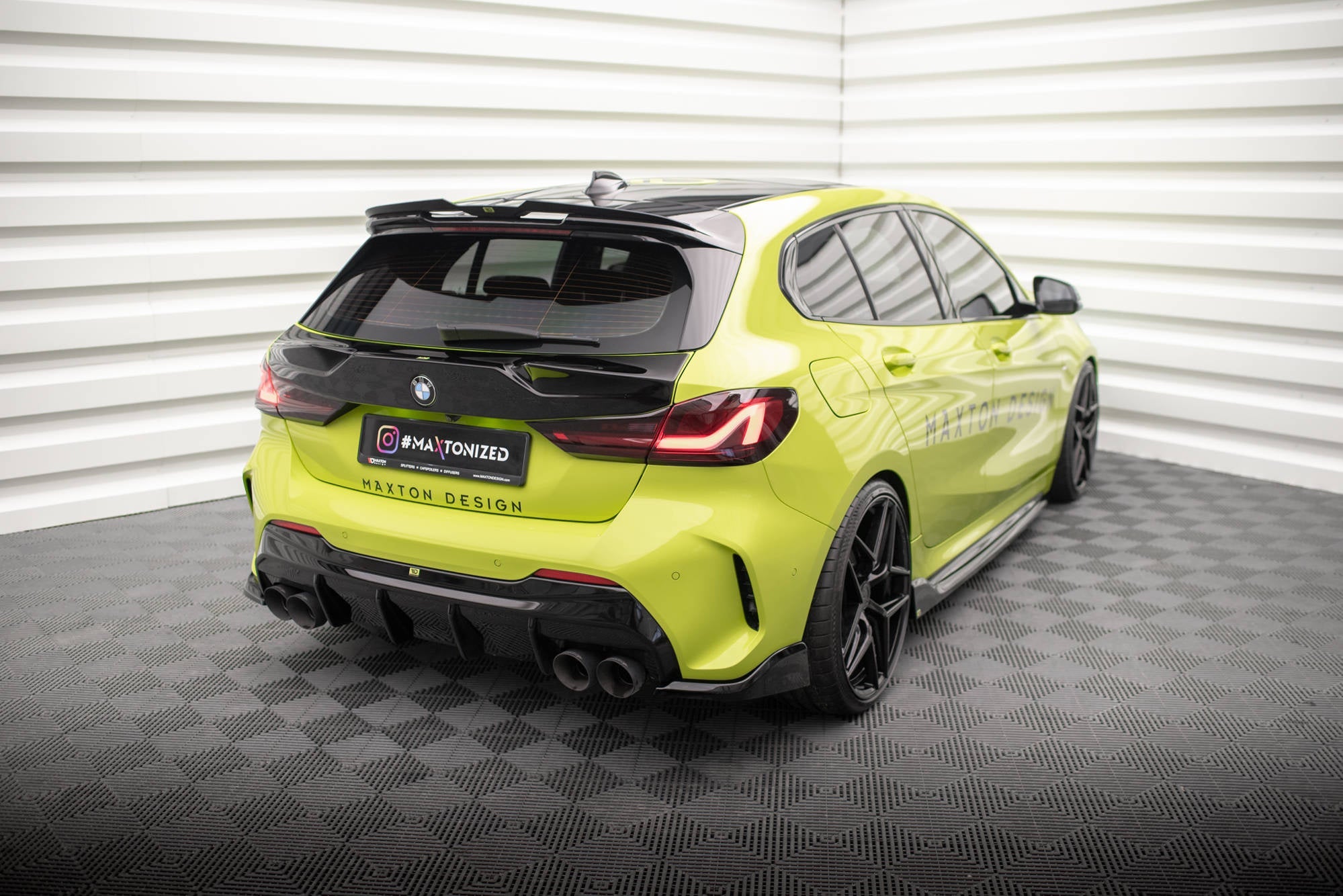 Maxton Design Splitters laterales traseros V.6 (For Rear Valance V.3) para BMW 1 M-Pack / M135i / 128ti F40 - imagen 2