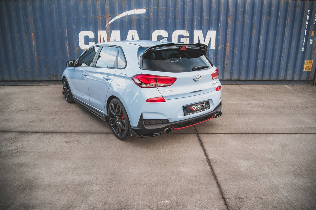 Maxton Design Splitters laterales traseros V.6 + Flaps para Hyundai I30 N Mk3 Hatchback - imagen 2
