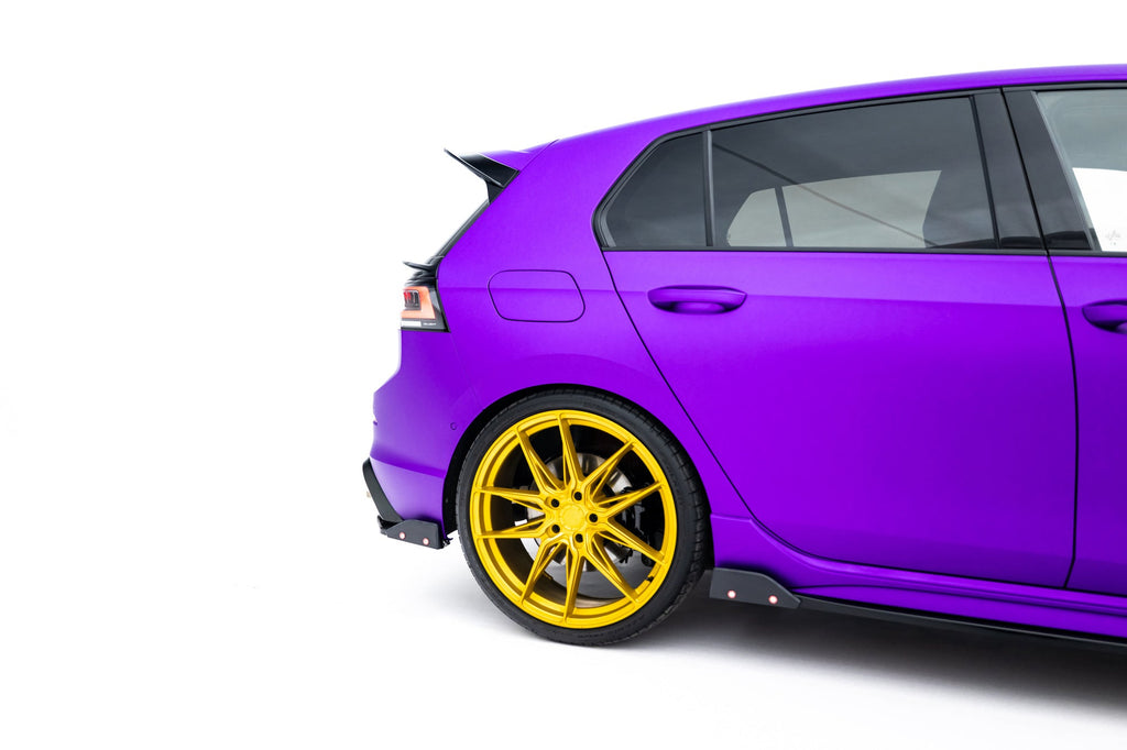 Maxton Design Splitters laterales traseros V.6 + Flaps para Volkswagen Golf R Hatchback Mk8 Facelift para only with : VW-GO-8-R-RS2G - imagen 4