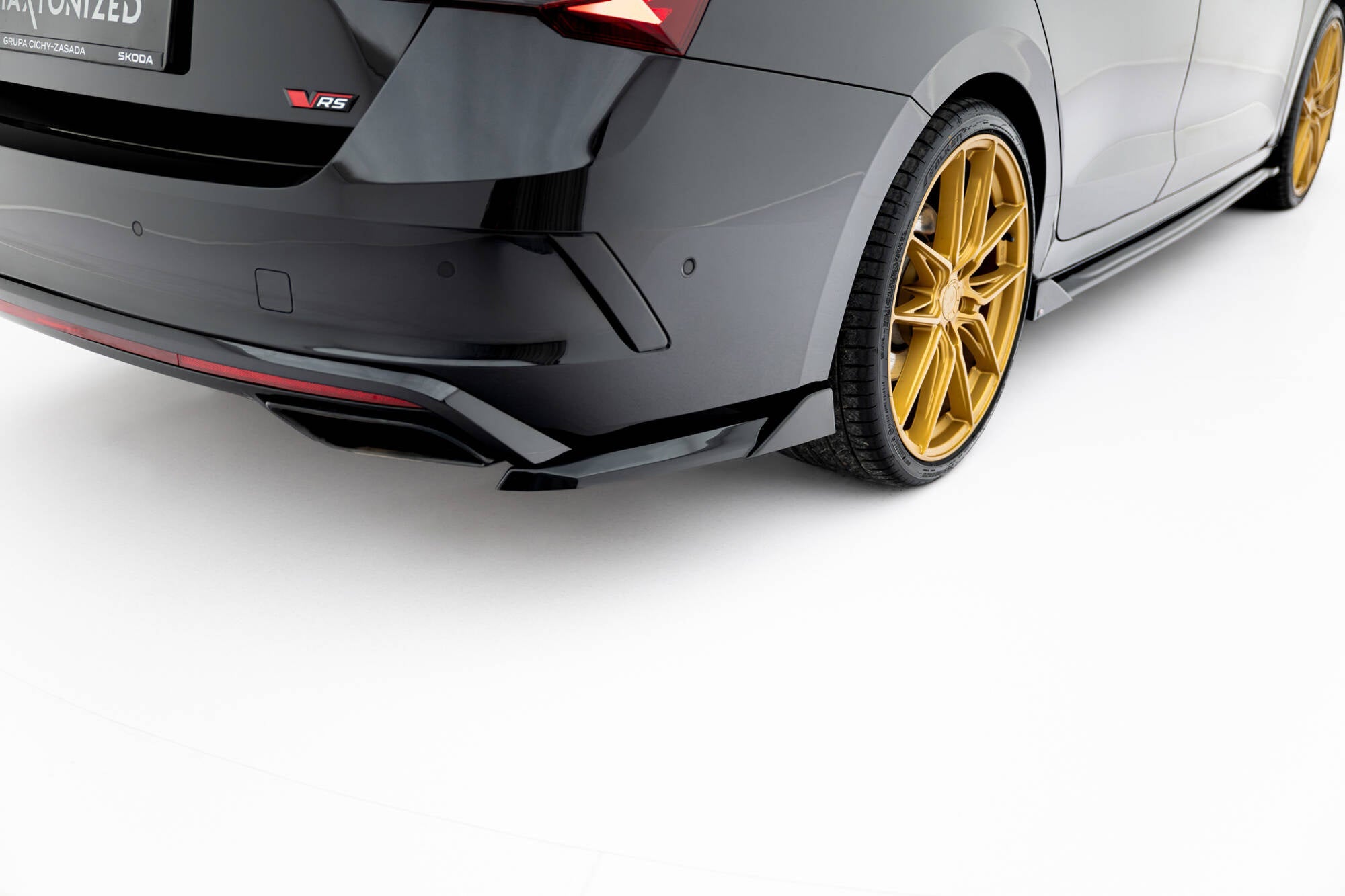 Maxton Design Splitters laterales traseros V.6 para Skoda Octavia RS Liftback / Combi Mk4 / Mk4 Facelift - imagen 2