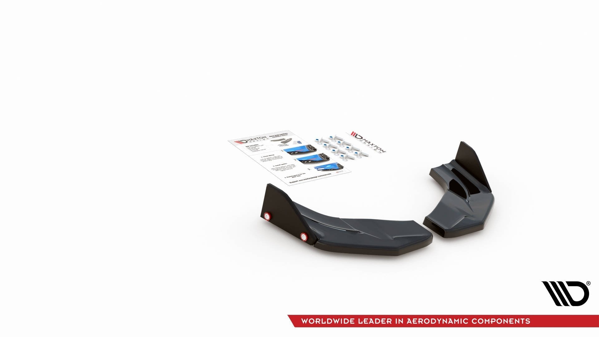 Maxton Design Splitters laterales traseros V.7 + Flaps para Hyundai I30 N Mk3 Hatchback - imagen 5