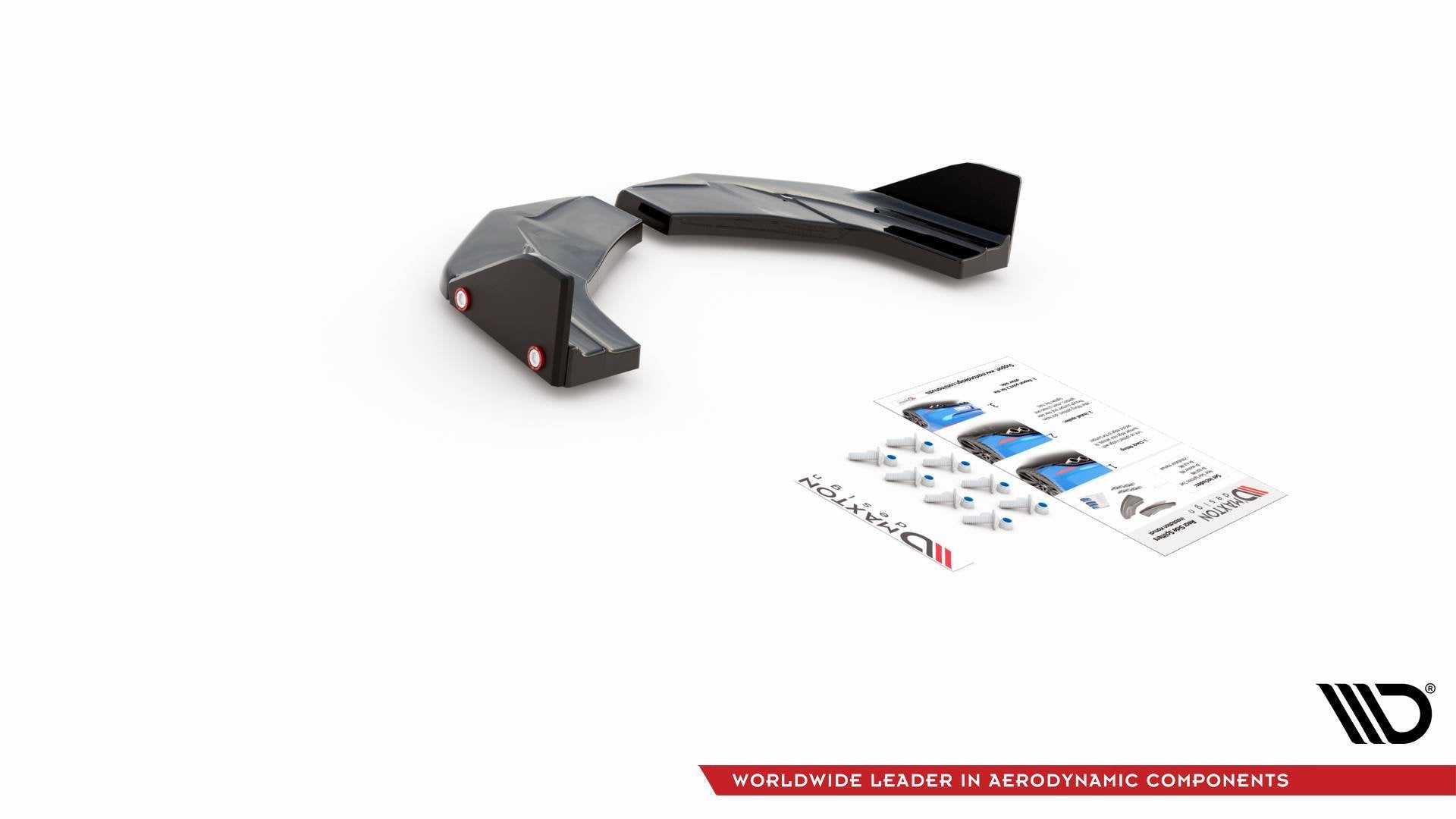 Maxton Design Splitters laterales traseros V.7 + Flaps para Hyundai I30 N Mk3 Hatchback - imagen 6