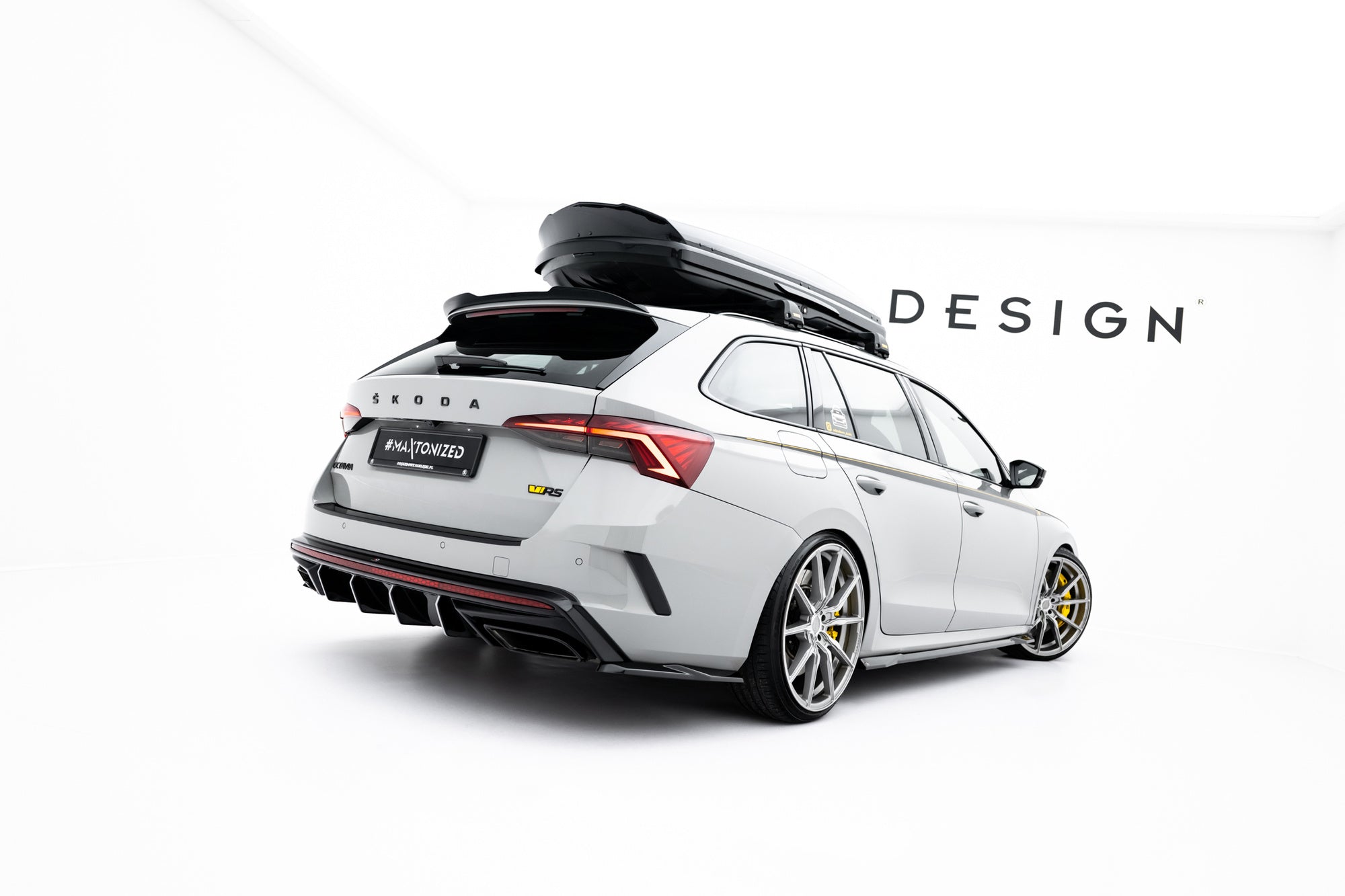 Maxton Design Splitters laterales traseros V.7 para Skoda Octavia RS Liftback / Combi Mk4 - imagen 3