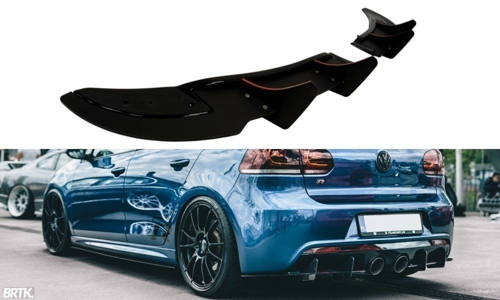 Maxton Design Splitters laterales traseros para Volkswagen Golf Mk6 R (CNC) - imagen 1