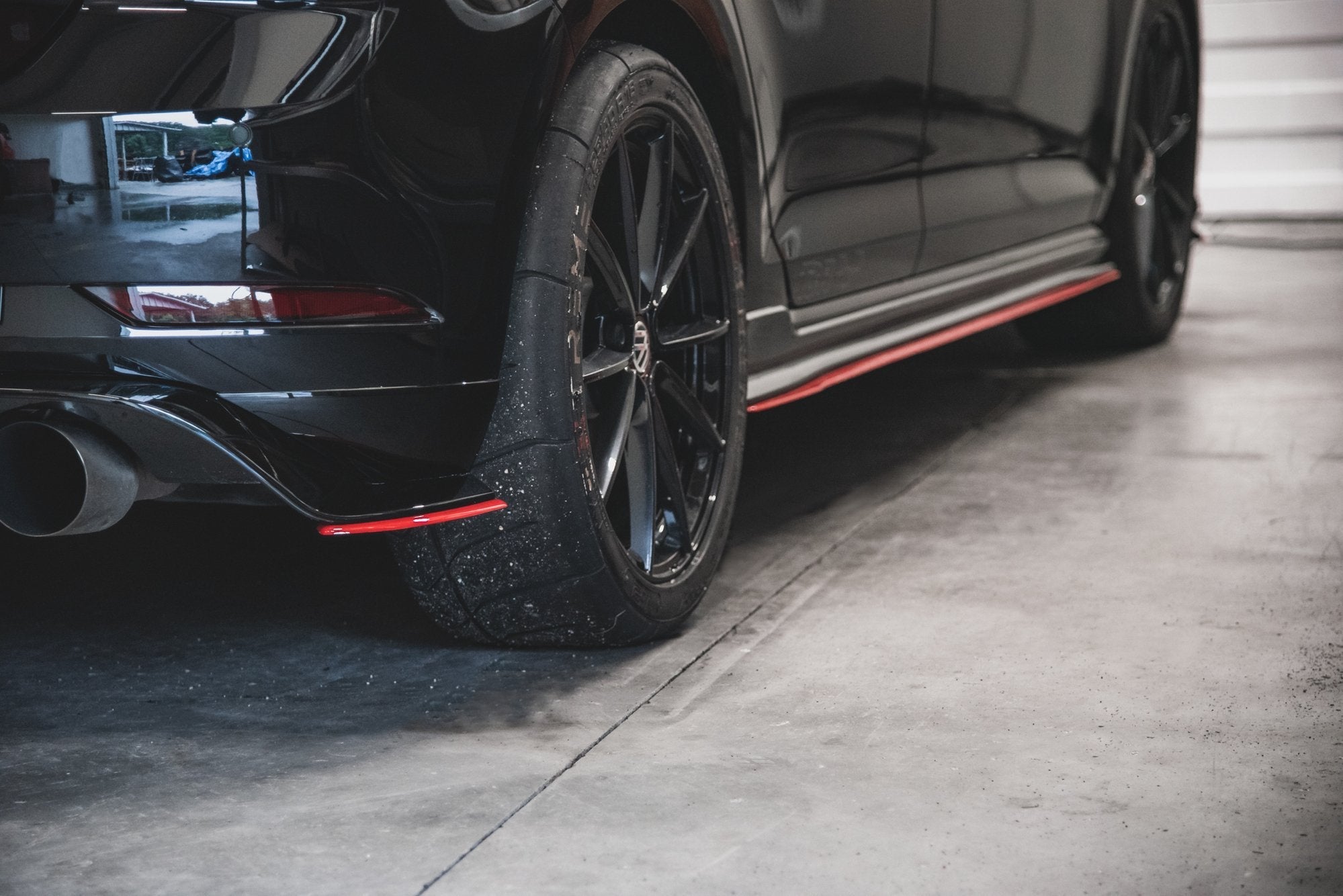 Maxton Design Splitters laterales traseros para Volkswagen Golf Mk7 GTI TCR - imagen 7
