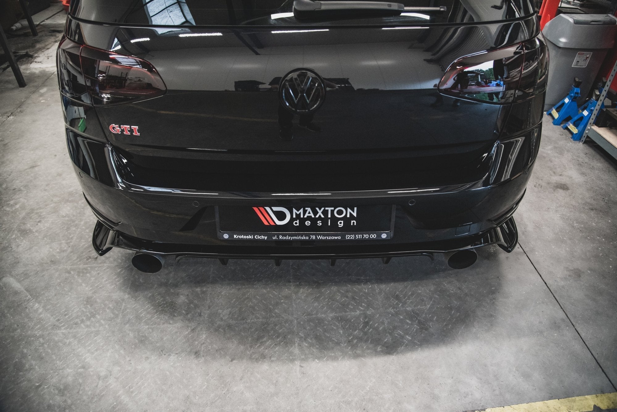 Maxton Design Splitters laterales traseros para Volkswagen Golf Mk7 GTI TCR - imagen 2