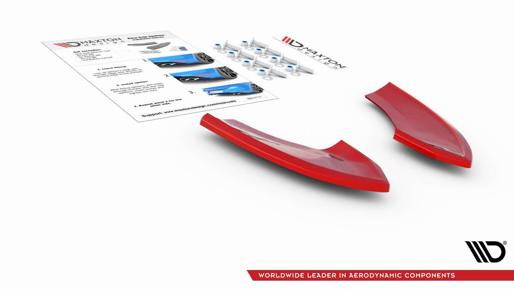 Maxton Design Splitters laterales traseros para Volkswagen Golf Mk7 GTI TCR - imagen 11