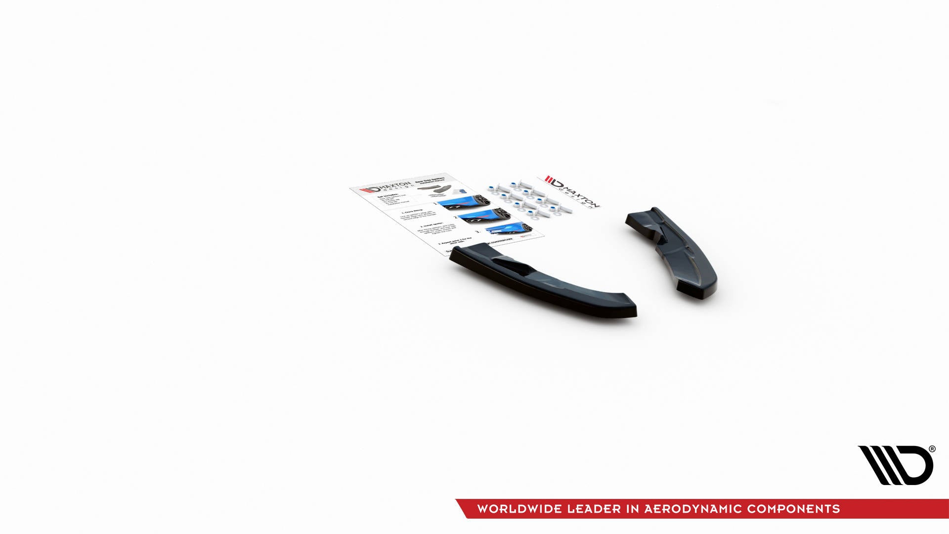 Maxton Design Splitters laterales traseros para Volkswagen Tiguan R Mk2 Facelift - imagen 3