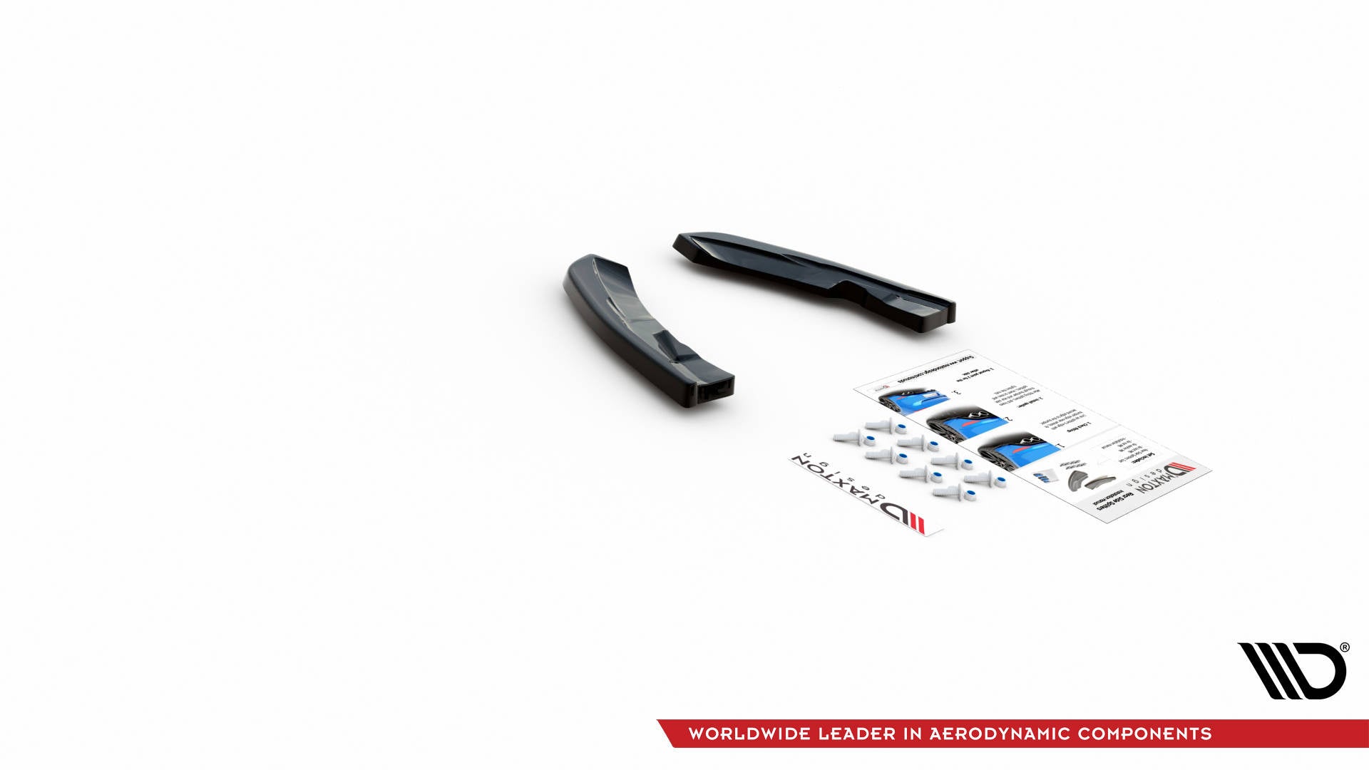 Maxton Design Splitters laterales traseros para Volkswagen Tiguan R Mk2 Facelift - imagen 4