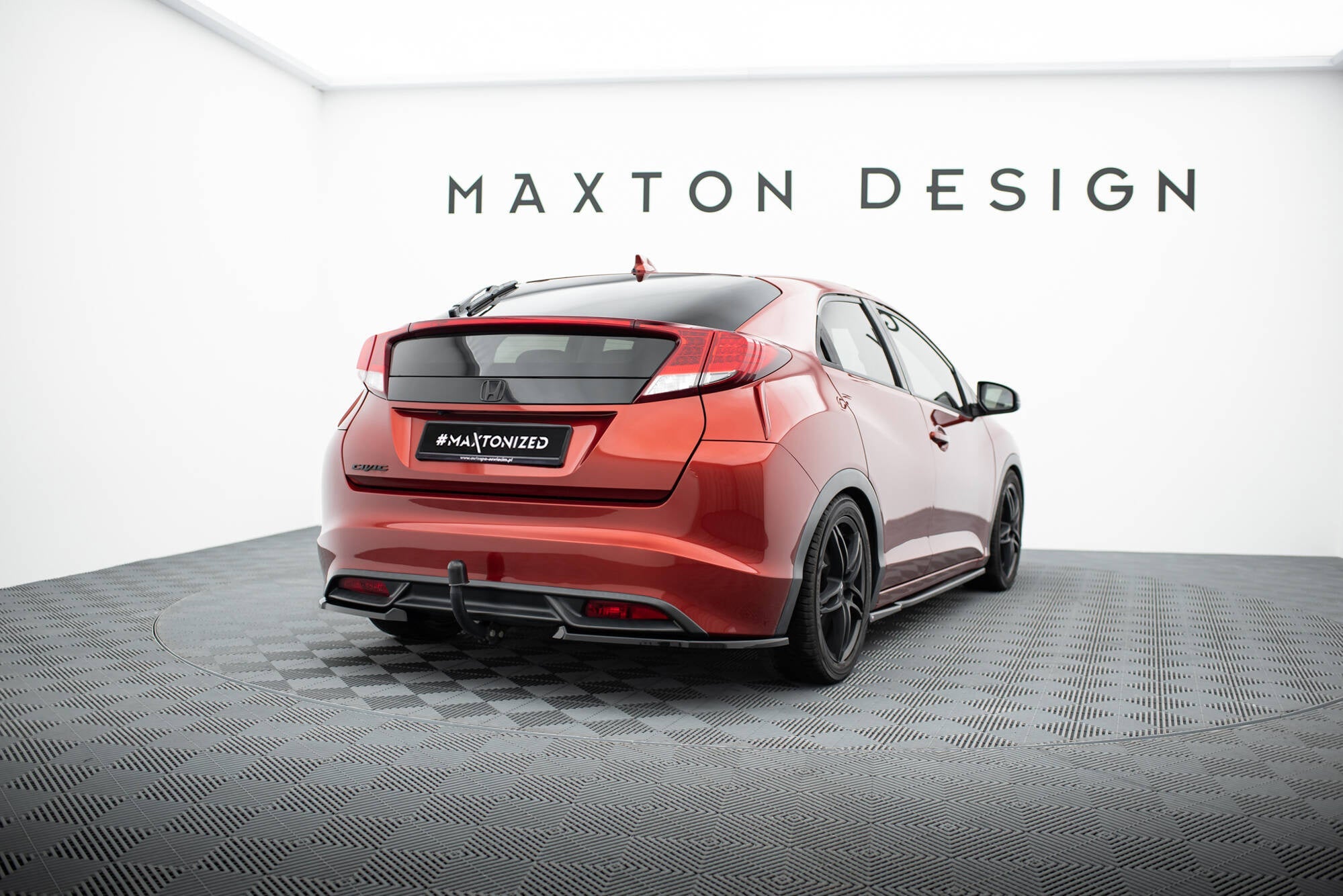 Maxton Design Splitters laterales traseros para Honda Civic Hatchback Mk9 - imagen 1