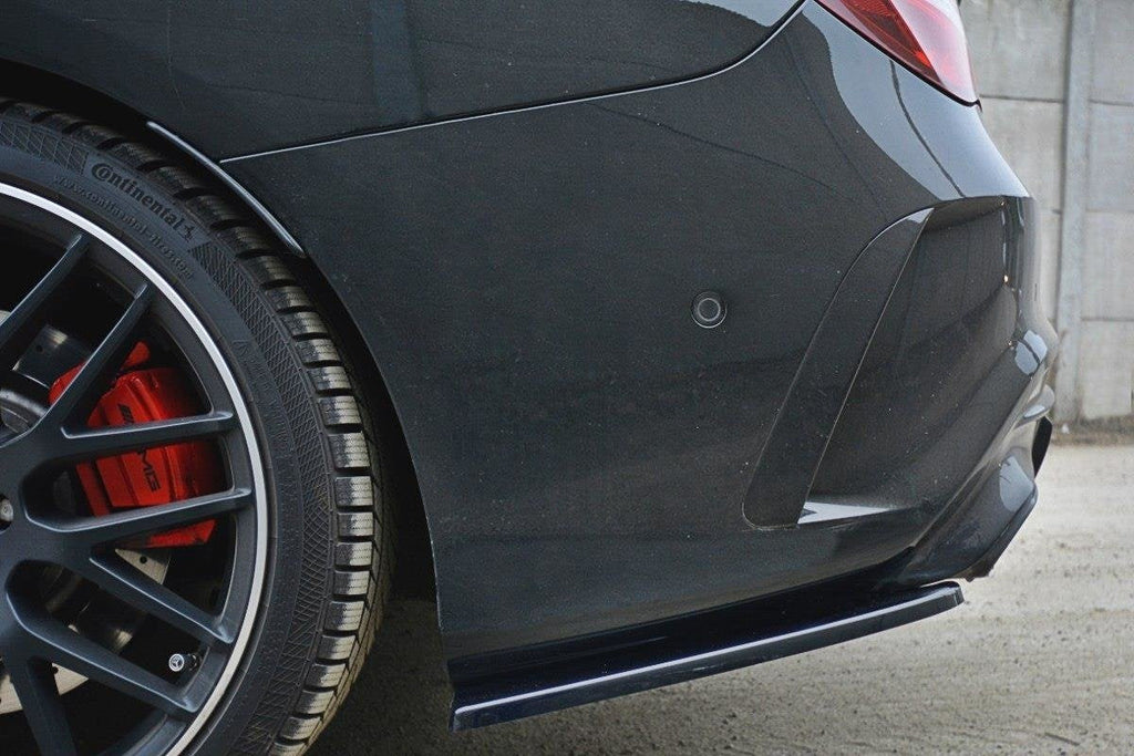 Maxton Design Splitters laterales traseros para Mercedes CLA A45 AMG C117 Facelift - imagen 2