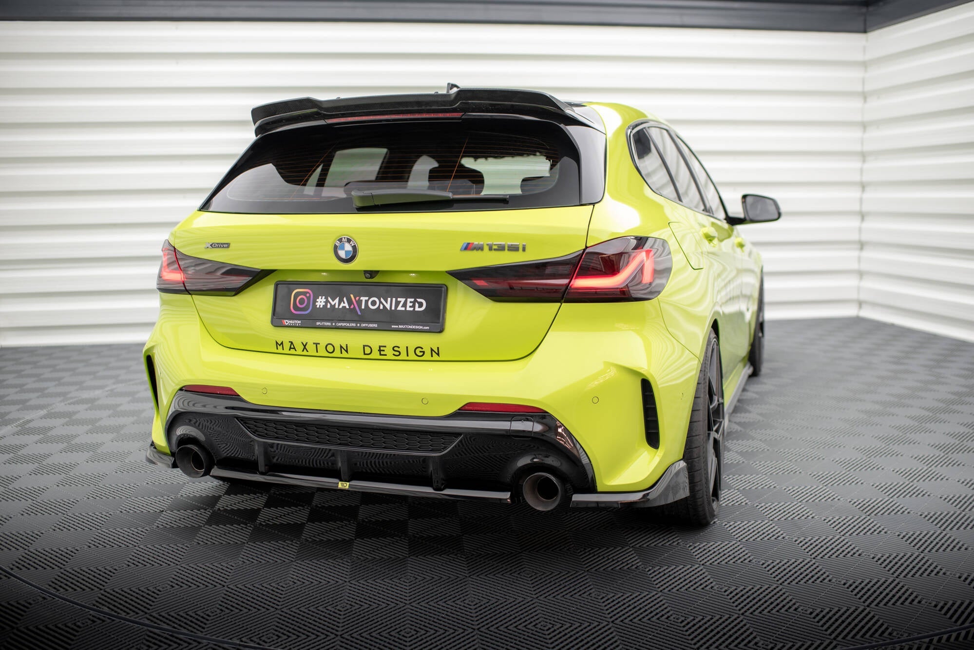 Maxton Design Splitters laterales traseros V.12 para BMW 1 M-Pack / M135i F40 - imagen 2