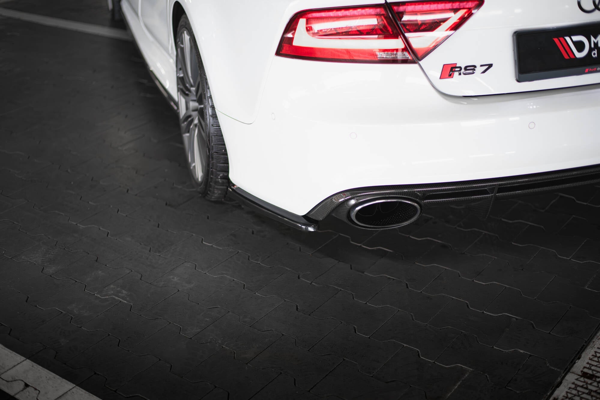 Maxton Design Splitters laterales traseros V.2 para Audi RS7 C7 - imagen 3