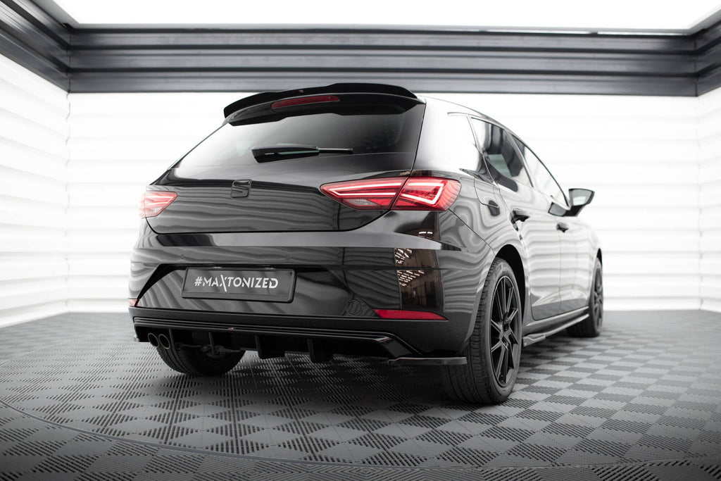 Maxton Design Splitters laterales traseros V.2 para Seat Leon Hatchback Mk3 Facelift - imagen 2