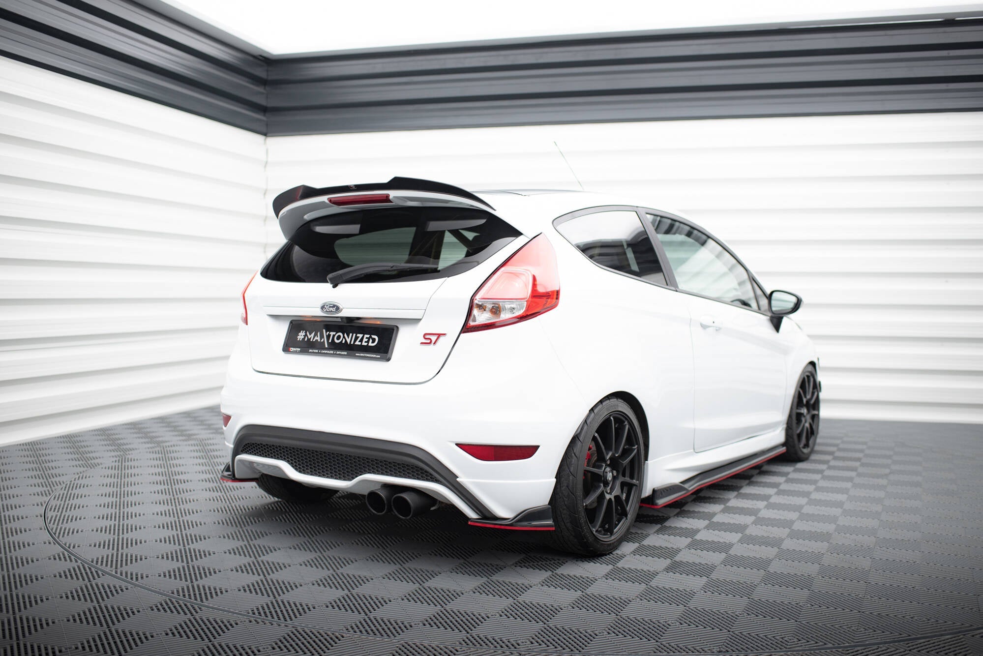 Maxton Design Splitters laterales traseros V.2 para Ford Fiesta ST Mk7 Facelift - imagen 3