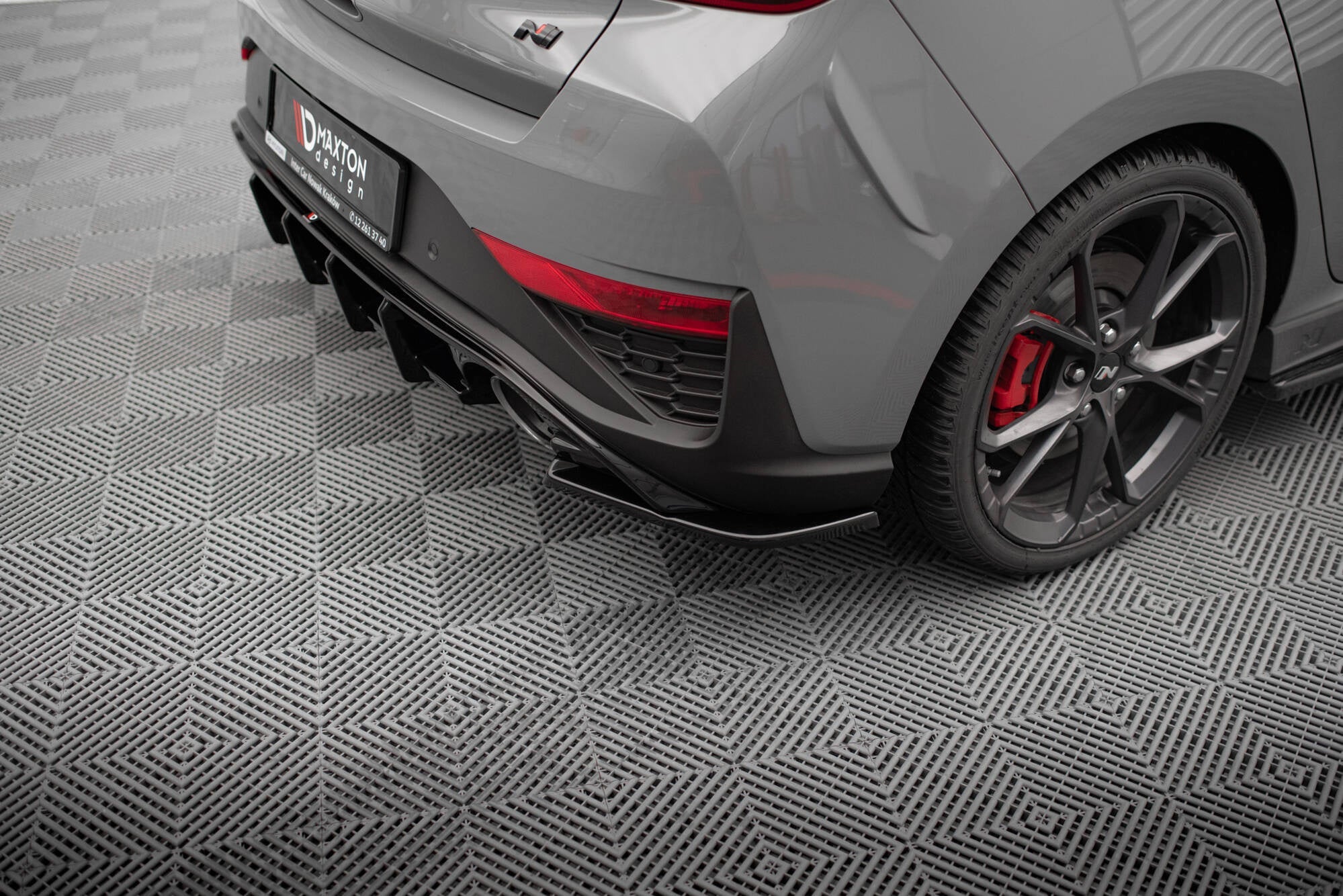 Maxton Design Splitters laterales traseros V.5 para Hyundai I30 N Hatchback Mk3 Facelift - imagen 1