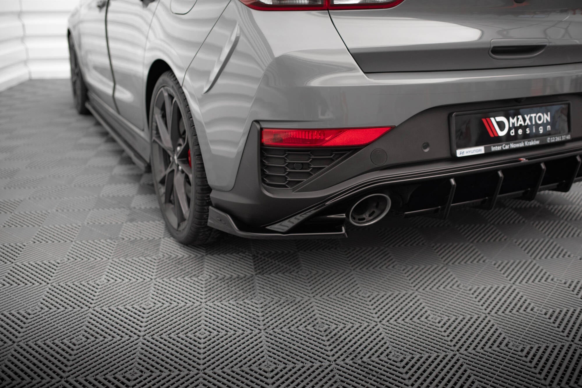 Maxton Design Splitters laterales traseros V.6 para Hyundai I30 N Hatchback Mk3 Facelift - imagen 1