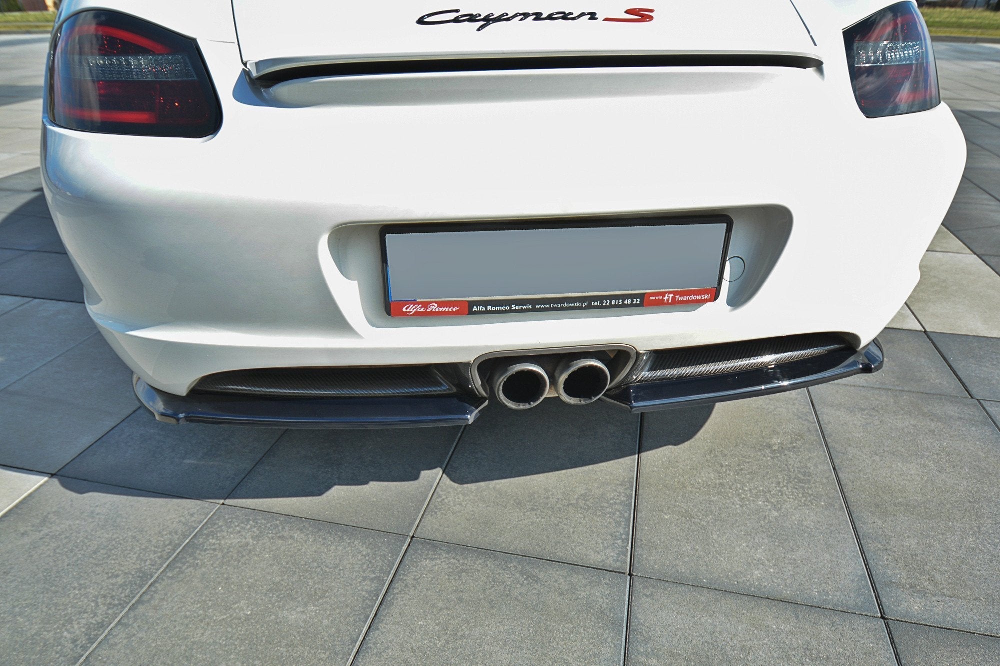 Maxton Design Splitters laterales traseros para Porsche Cayman S 987C - imagen 1