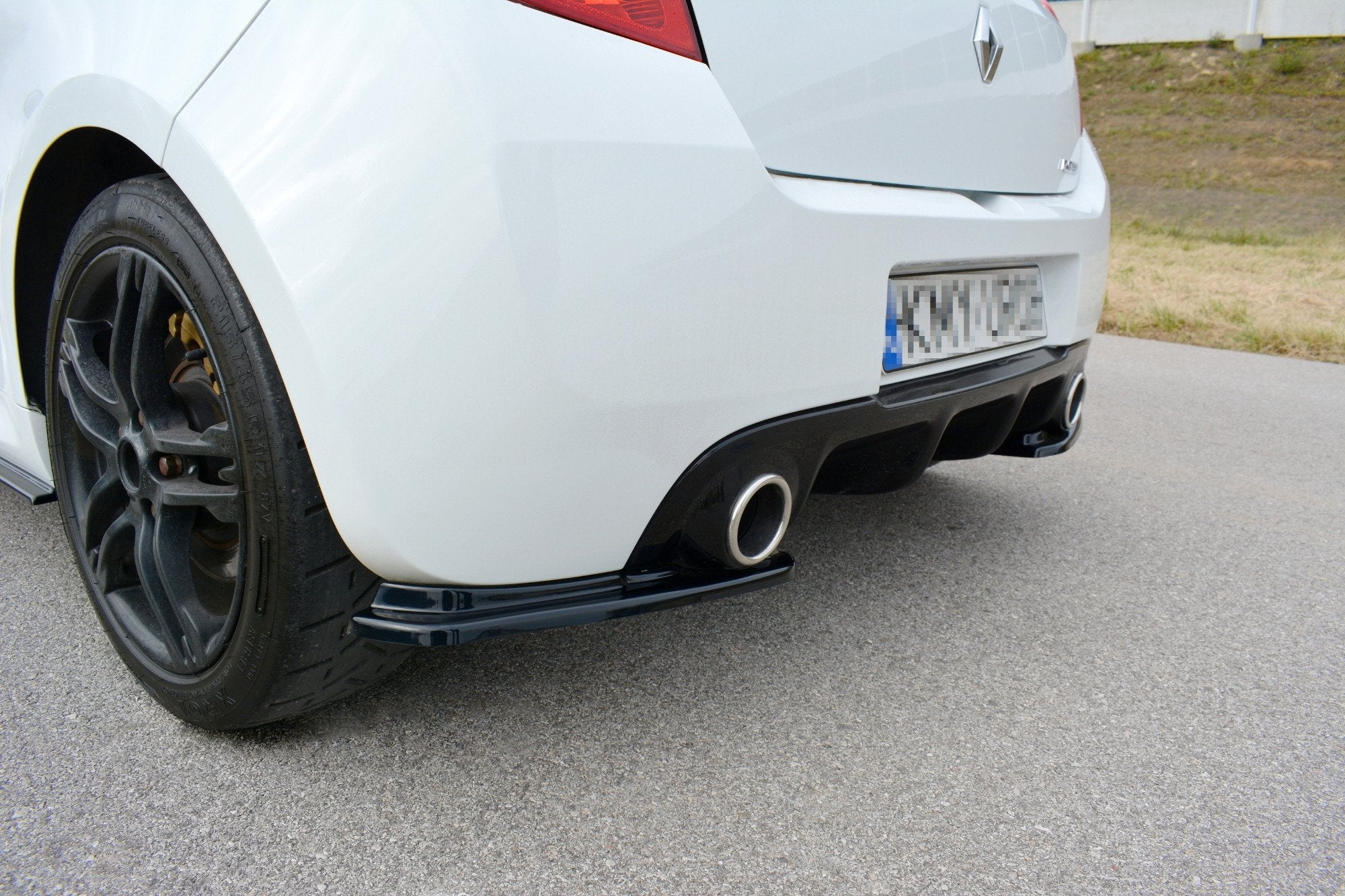 Maxton Design Splitters laterales traseros para Renault Clio Mk3 RS Facelift - imagen 1