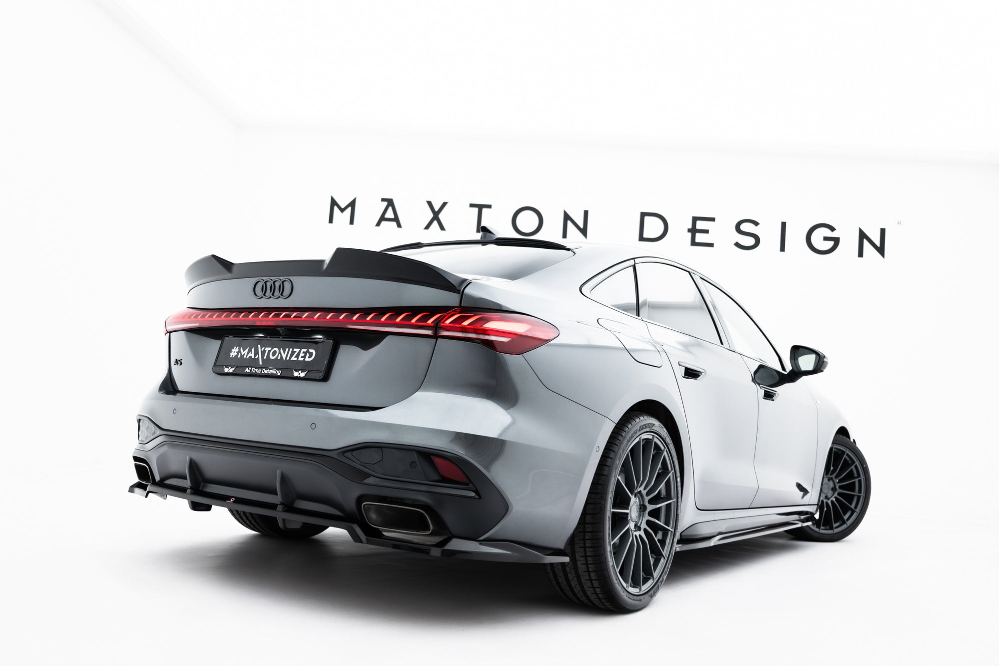 Maxton Design Extensión de alerón 3D para Audi A5 S-Line / S5 Sedan B10 - imagen 2