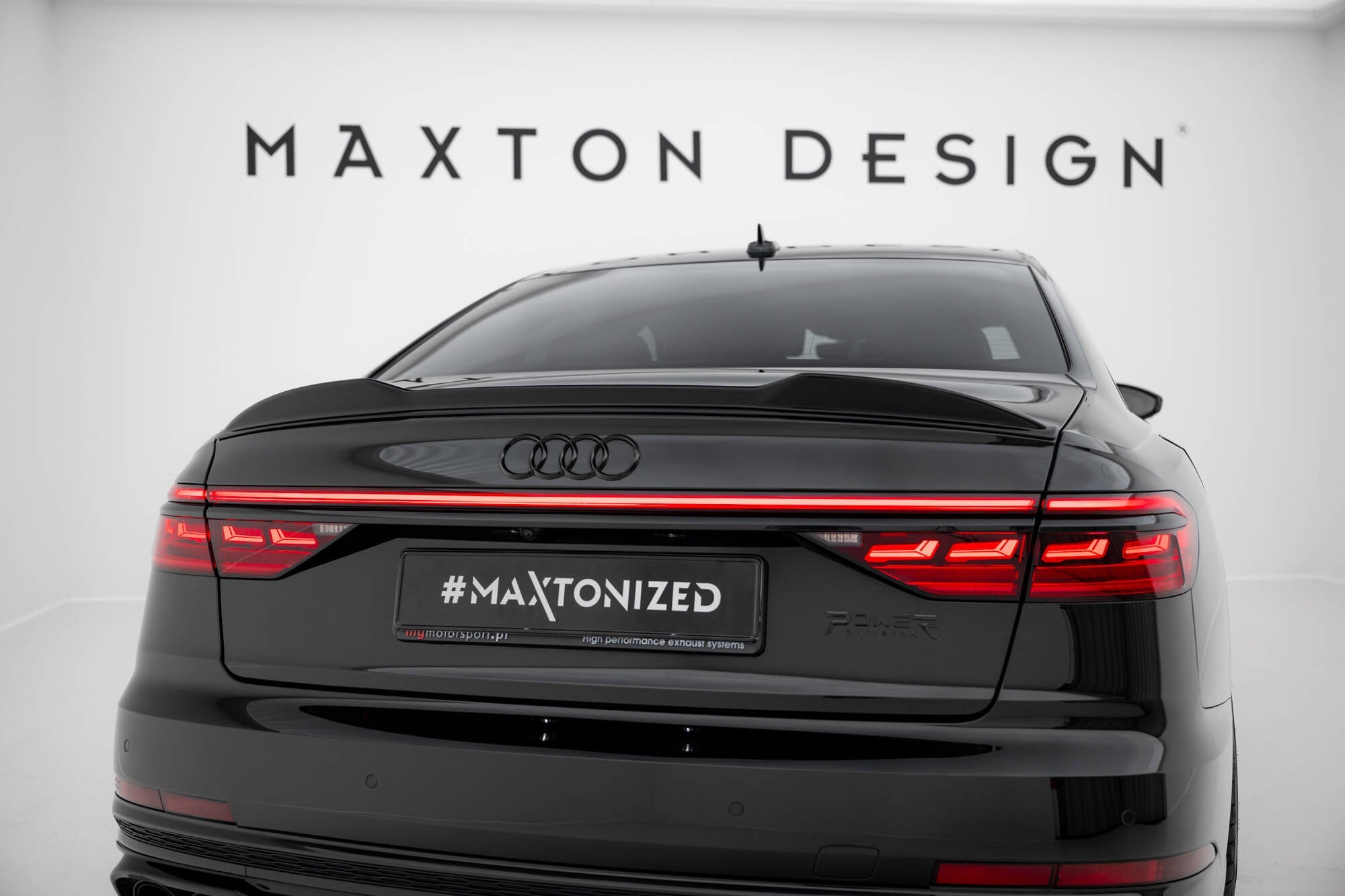 Maxton Design Extensión de alerón 3D para Audi A8 / A8 S-Line / S8 D5 - imagen 6