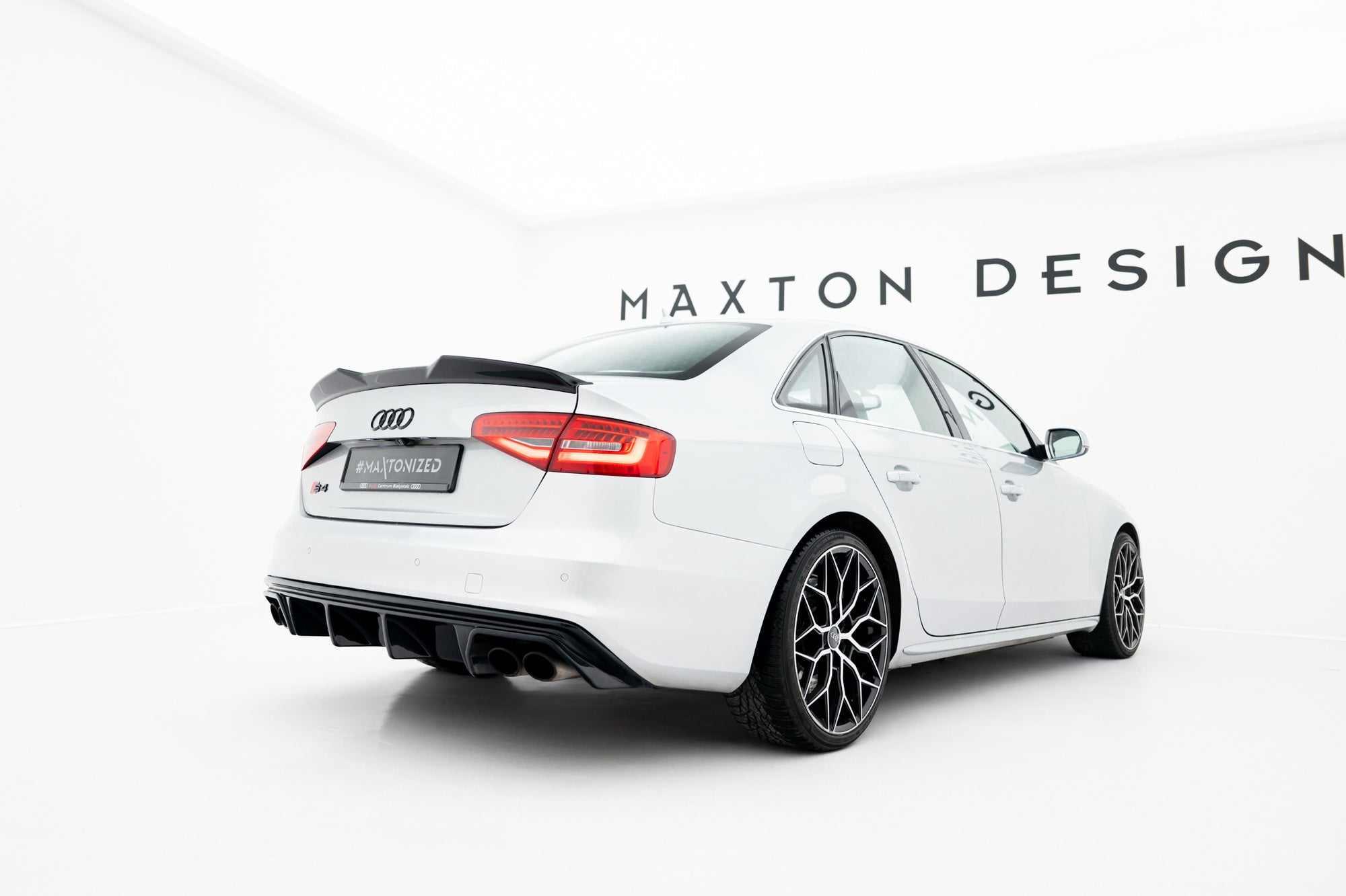 Maxton Design Extensión de alerón 3D para Audi S4 Sedan B8 Facelift - imagen 2