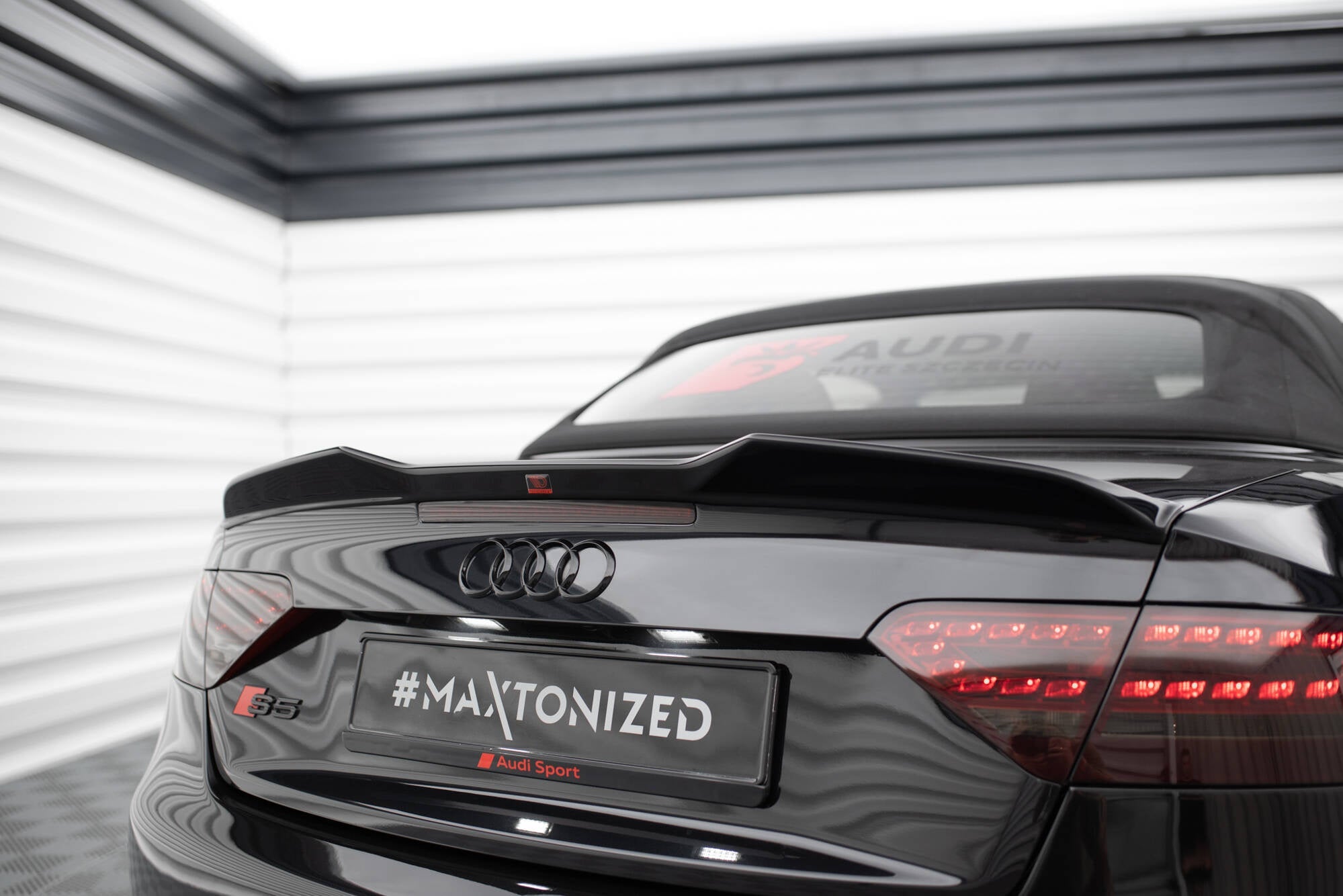 Maxton Design Extensión de alerón 3D para Audi S5 / A5 S-Line Cabrio 8T - imagen 1