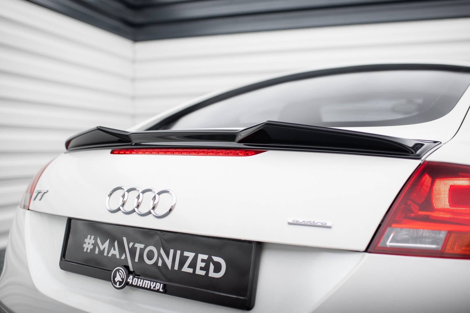 Maxton Design Extensión de alerón 3D para Audi TT 8J - imagen 1