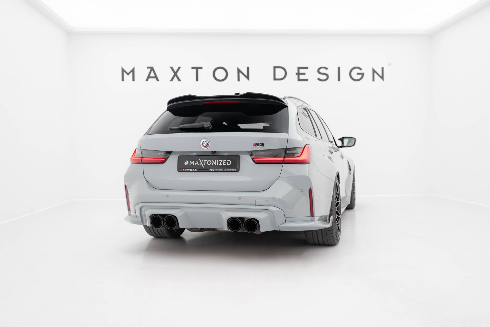 Maxton Design Extensión de alerón 3D para BMW 3 Standard / M340 / M-Pack / M3 Touring G21 / G81 - imagen 2
