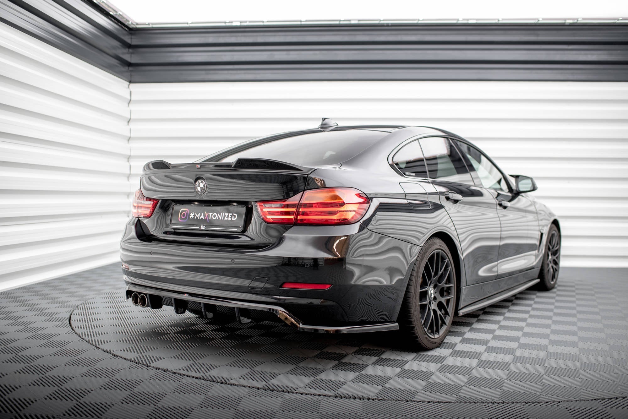 Maxton Design Extensión de alerón 3D para BMW 4 Gran Coupe Standard / M-Pack F36 / F36 Facelift - imagen 2